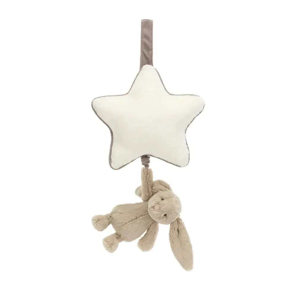 Bashful Beige Bunny Musical Pull-Toys-Jellycat-The Bay Room