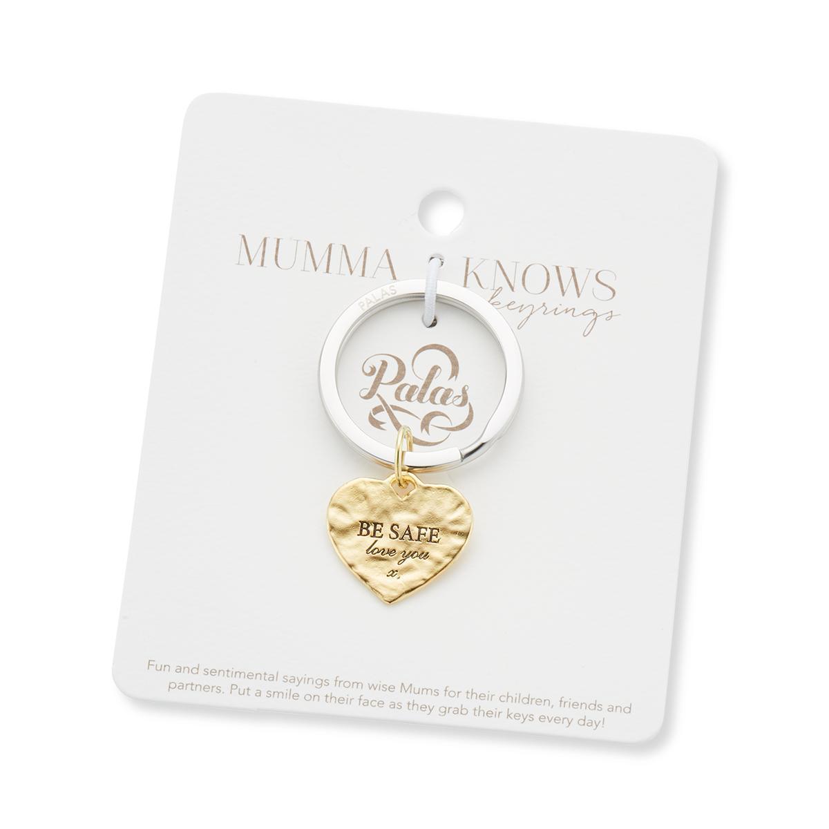 Be safe' Charm Keyring-Jewellery-Palas-The Bay Room