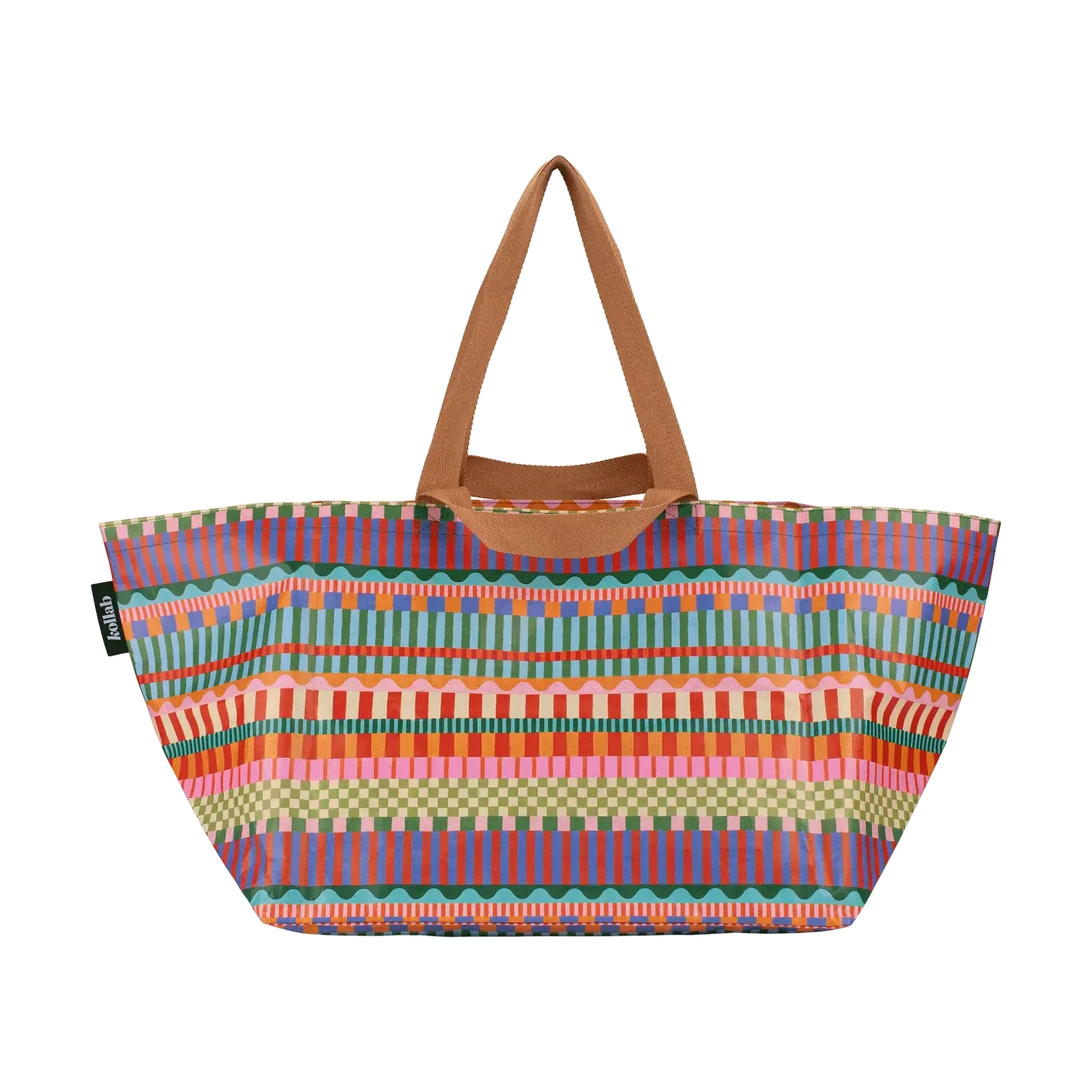 Beach Bag Blocks and Stripe-Travel & Outdoors-Kollab-The Bay Room