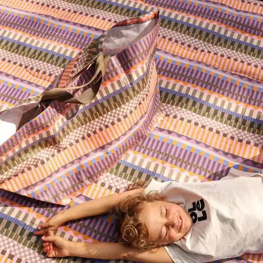 Beach Bag Carnival Stripe-Travel & Outdoors-Kollab-The Bay Room