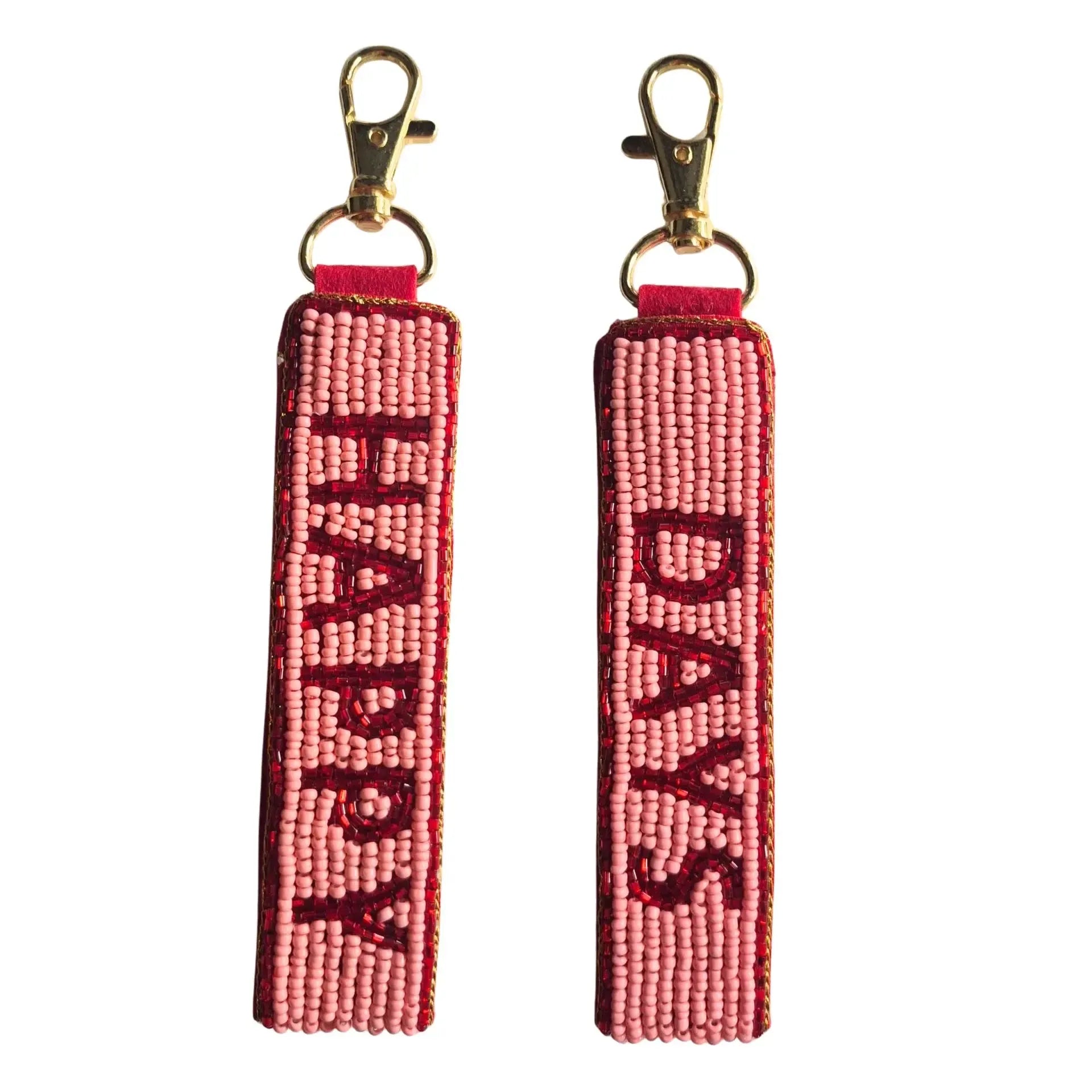 Beaded Keychain Happy Days-Jewellery-Zoda-The Bay Room