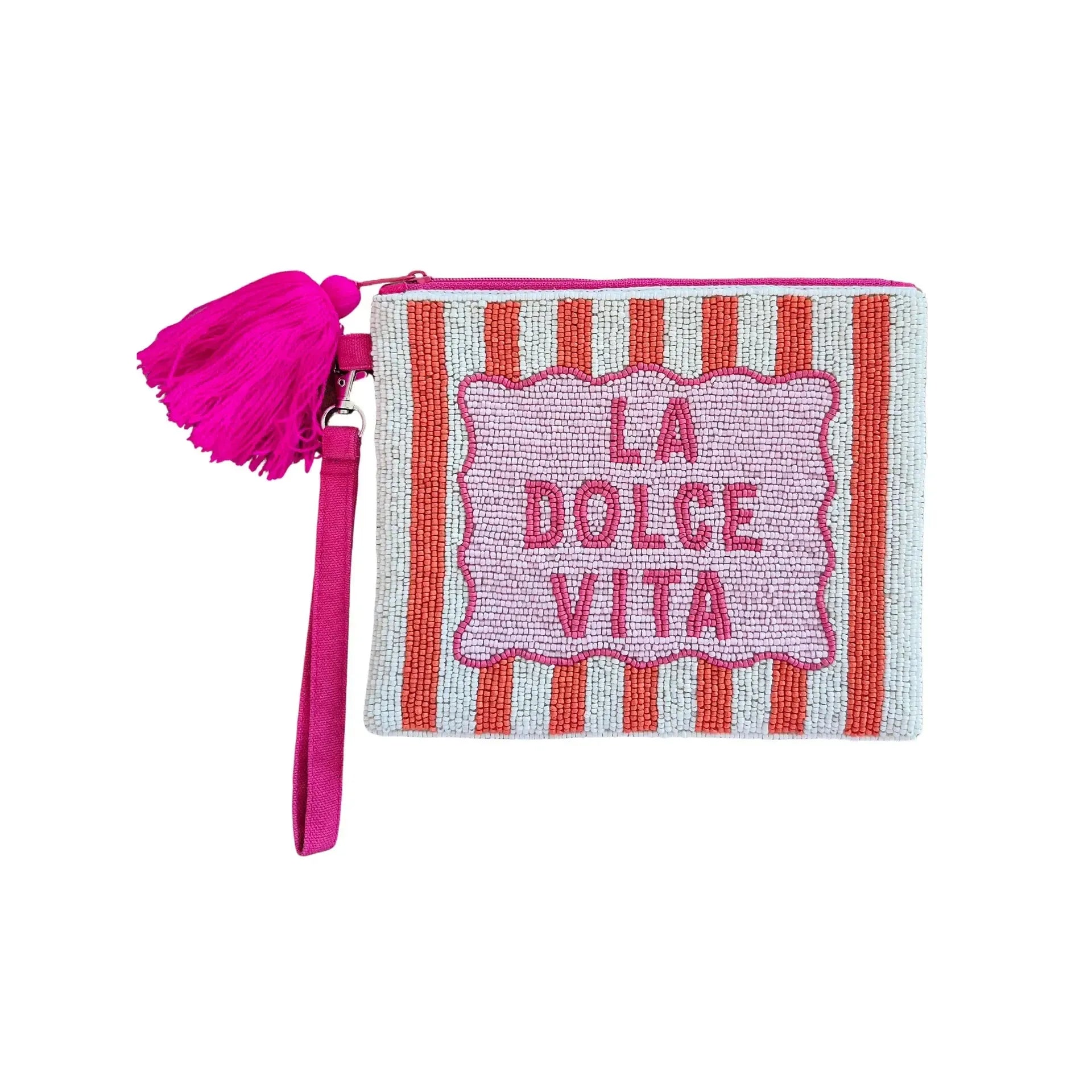 Beaded La Dolce Vita Purse-Bags & Clutches-Zoda-The Bay Room