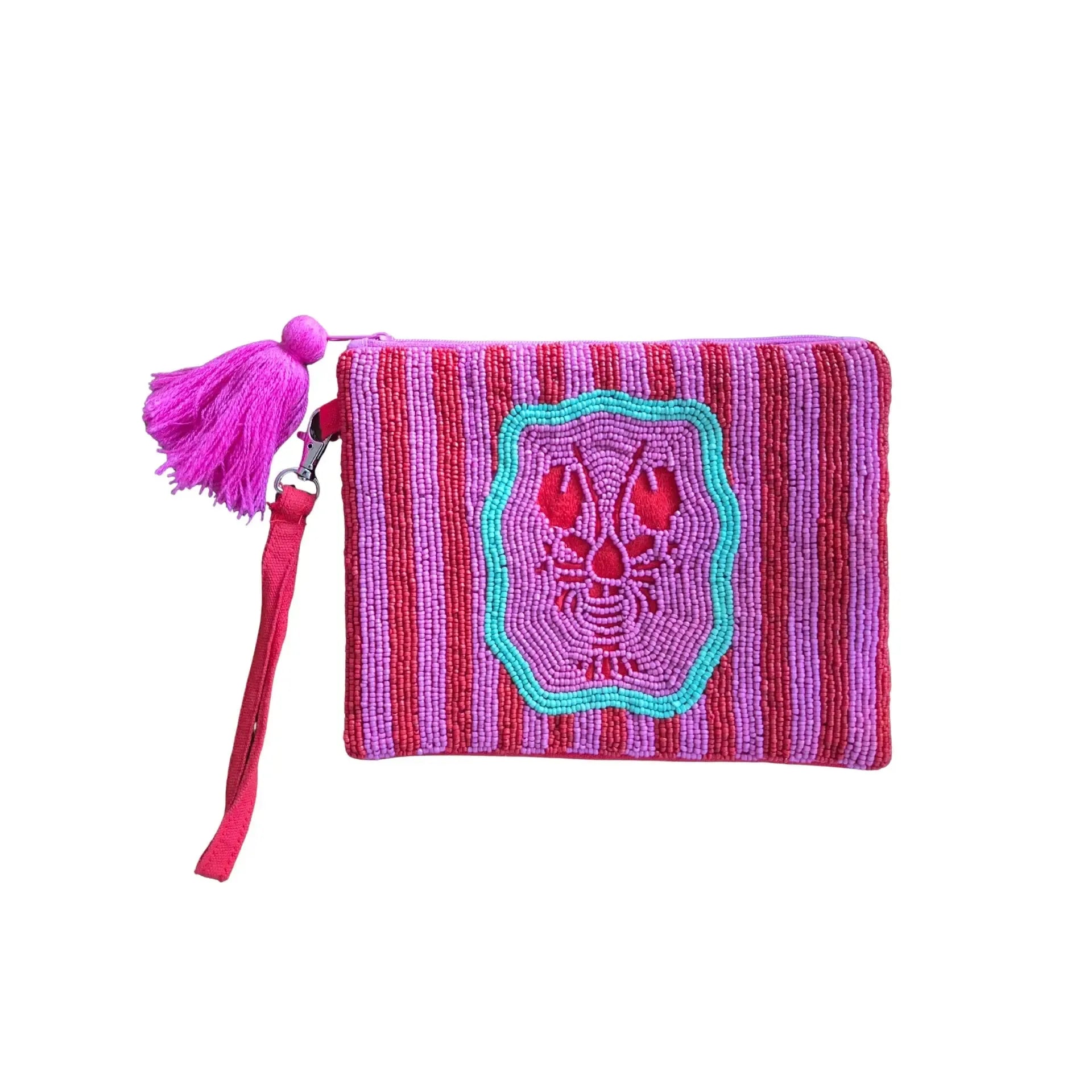 Beaded Lobster Wristlet Purse-Bags & Clutches-Zoda-The Bay Room
