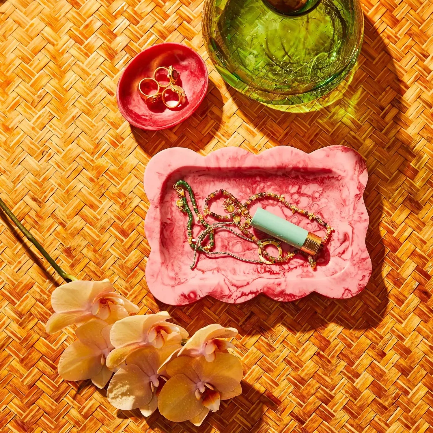 Beau Small Tray - Crimson-Dining & Entertaining-Sage & Clare-The Bay Room