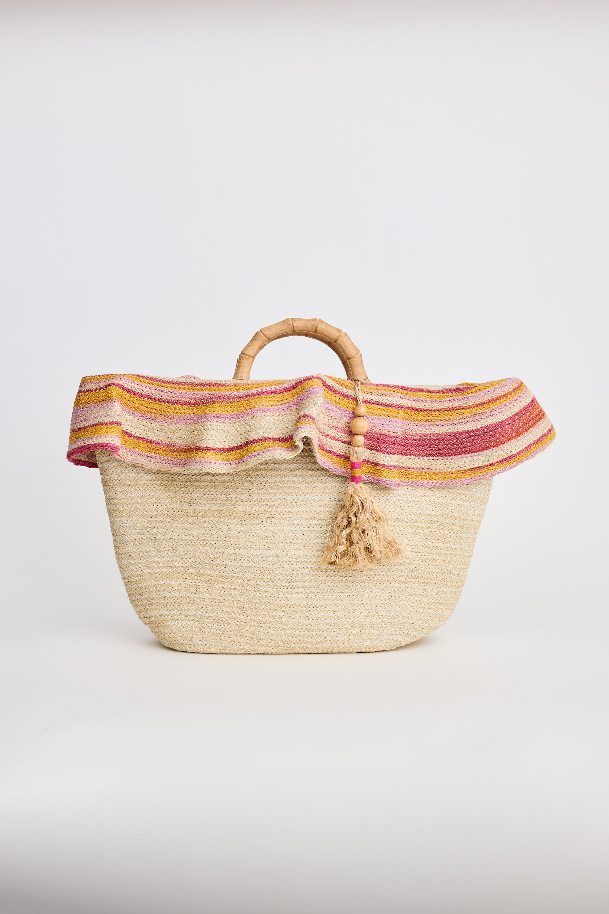 Bella Basket - Pink-Bags & Clutches-Holiday-The Bay Room