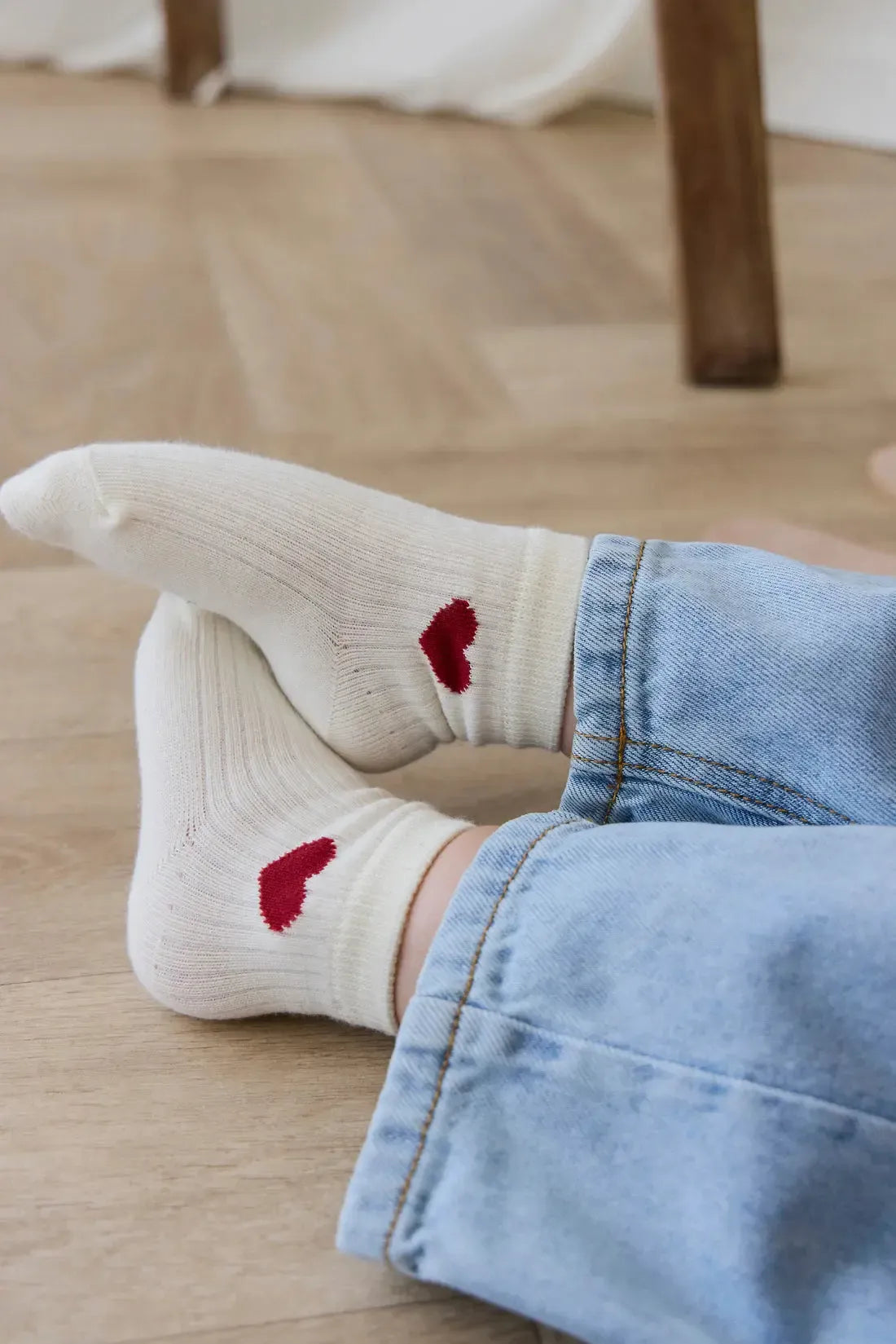 Bellamy Sock - Bellamy Heart Urban Red-Jamie Kay-The Bay Room