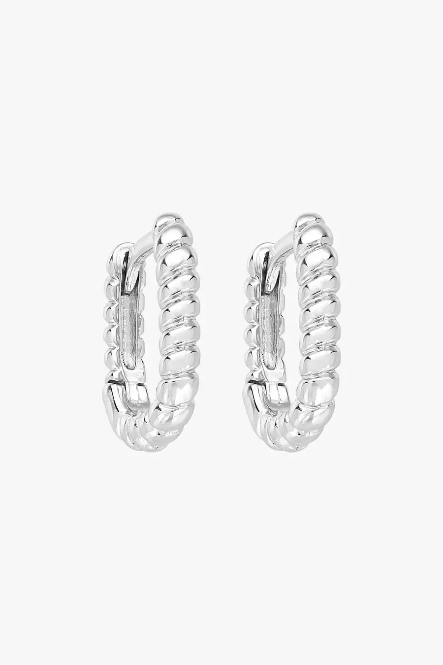 Beni Silver Huggie-Jewellery-Liberte-The Bay Room
