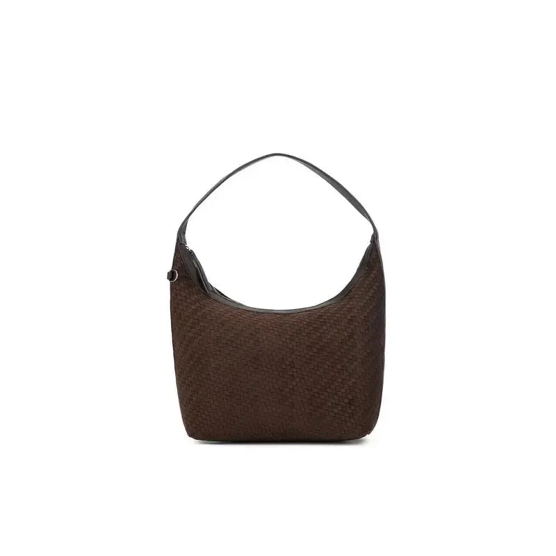 Bessette 2 Piece Coco Woven Suedette-Bags & Clutches-Black Caviar Designs-The Bay Room