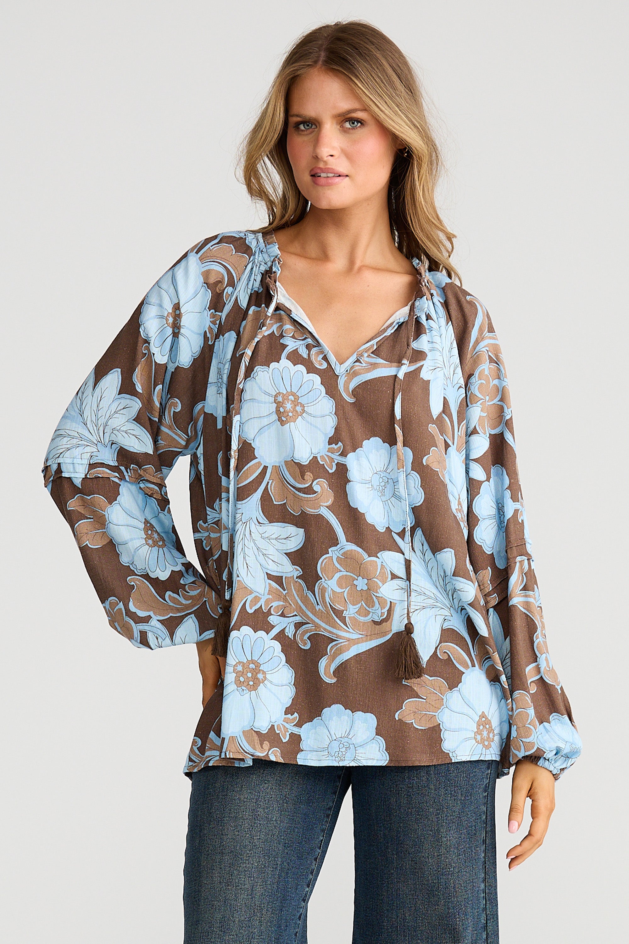 Billy Ray Top - Chocolate Ibiza-Tops-Talisman-The Bay Room