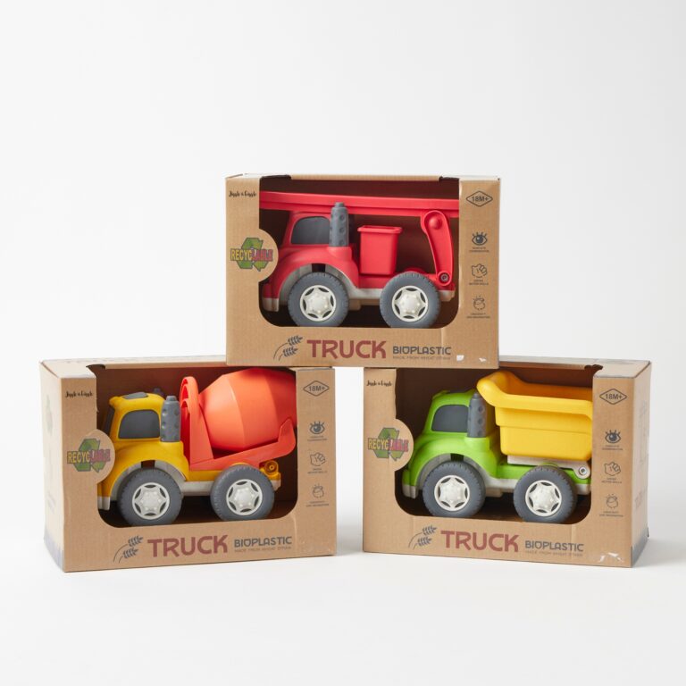 Bioplastic Utility Truck Large-Toys-Jiggle & Giggle-The Bay Room