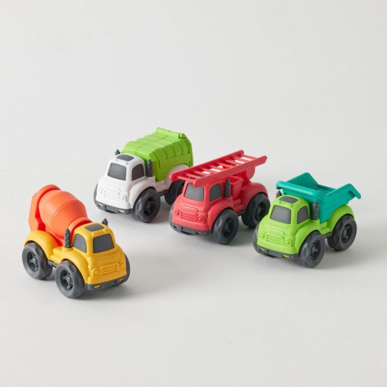 Bioplastic Vehicle Set-Toys-Jiggle & Giggle-Construction Vehicles-The Bay Room
