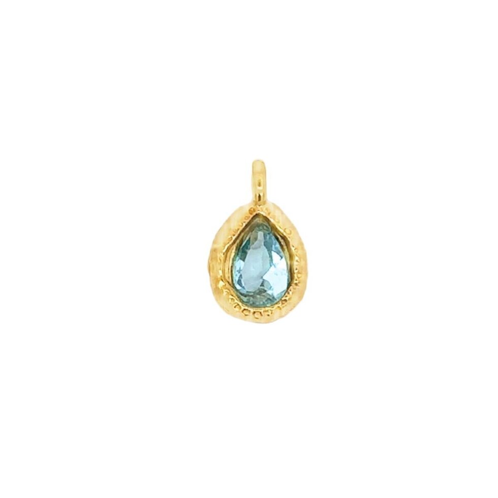 Birthstone Teardrop Charms-Jewellery-By Barny-March-The Bay Room