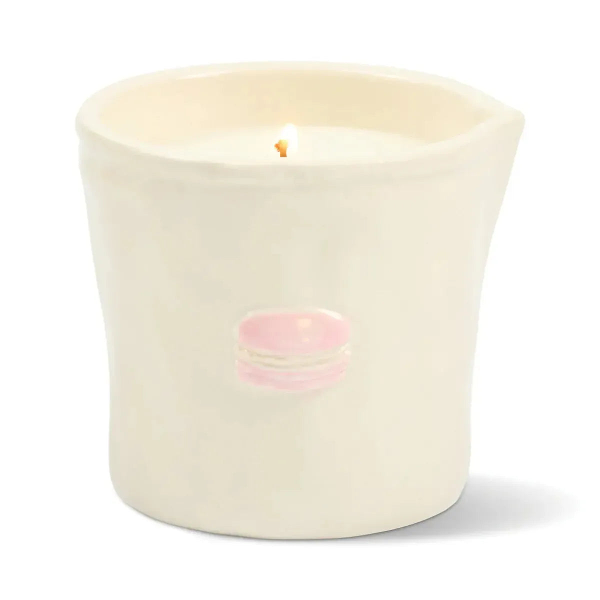 Bistro 8oz Ceramic Candle with Embossed Macaron - Macaron-Candles & Fragrances-Paddywax-The Bay Room
