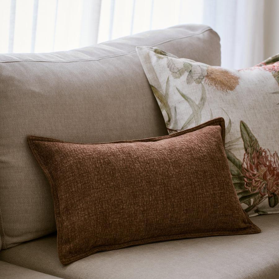 Blake Rust Cushion 30x50cm-Soft Furnishings-Madras Link-The Bay Room