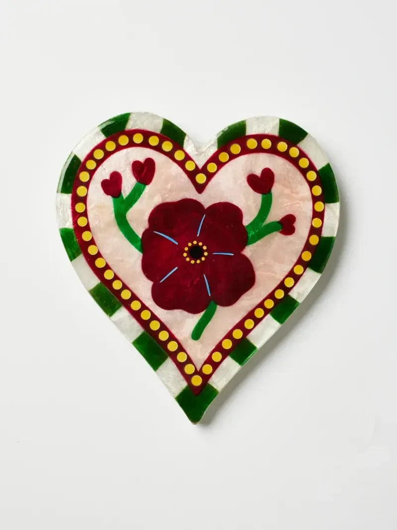 Bloom Nouveau Wine Heart-Wall Decor-Jones & Co-The Bay Room