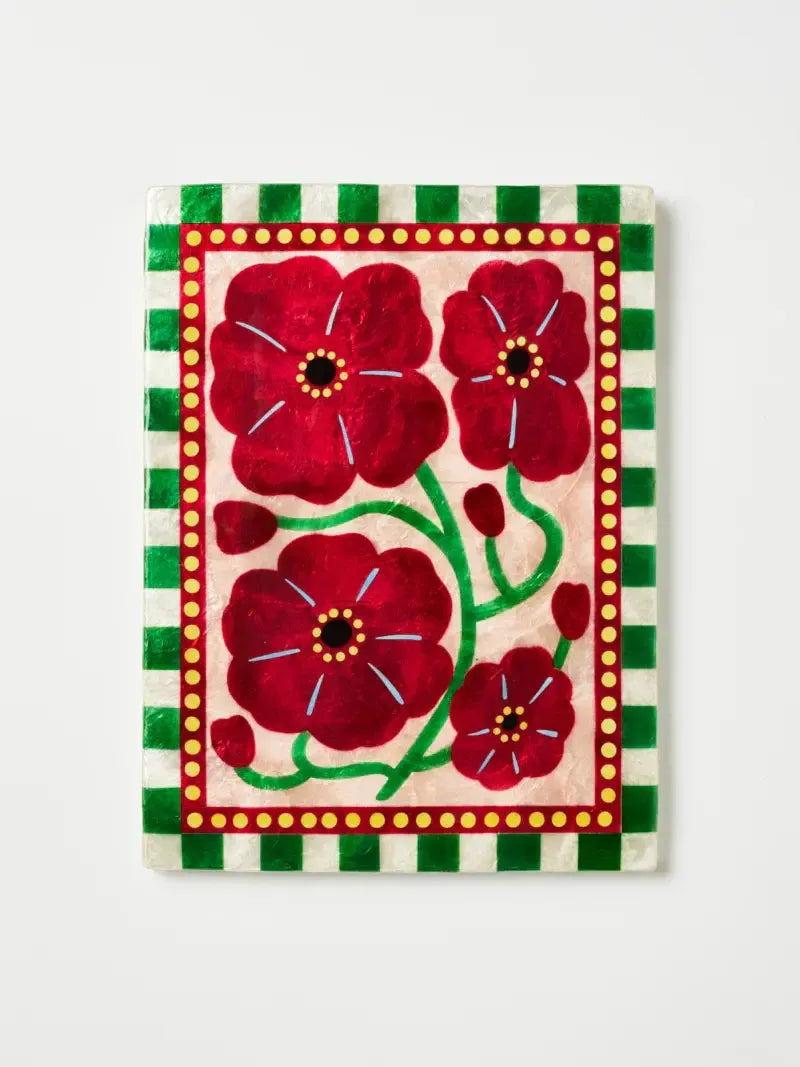 Bloom Nouveau Wine Rectangle-Wall Decor-Jones & Co-The Bay Room
