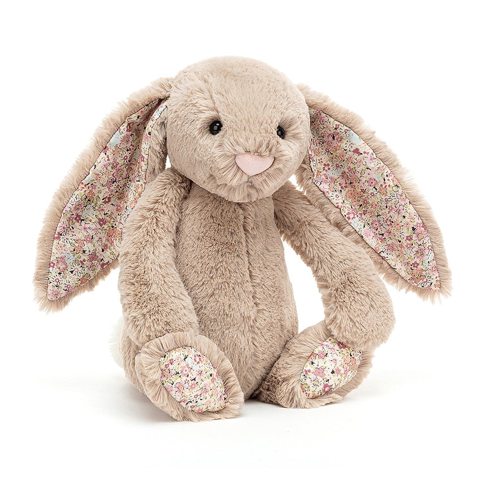 Blossom Bashful Bea Beige Bunny - Medium-Toys-Jelly Cat-The Bay Room