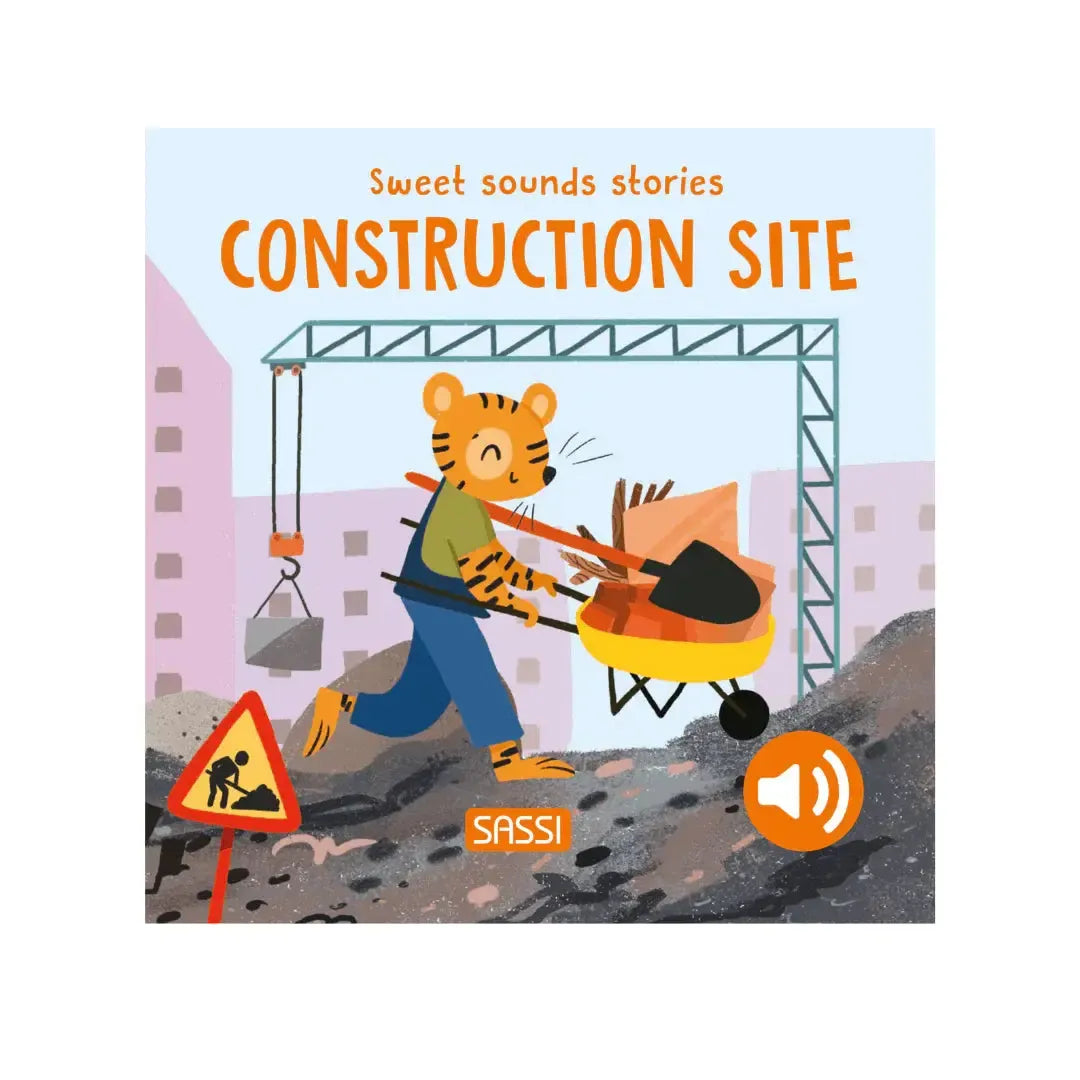 Board Book Sweet Sounds Stories - Construction Site-Nursery & Nurture-Sassi-The Bay Room
