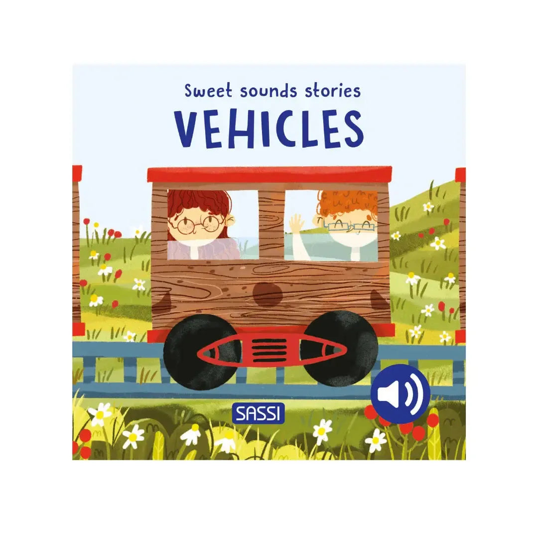Board Book Sweet Sounds Stories - Vehicles-Nursery & Nurture-Sassi-The Bay Room