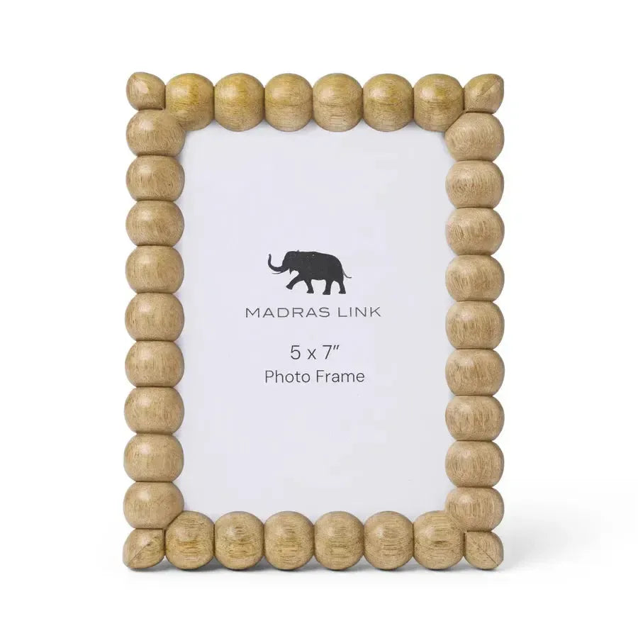 Bobbin Natural Photo Frame 5x7"-Decor Items-Madras Link-The Bay Room
