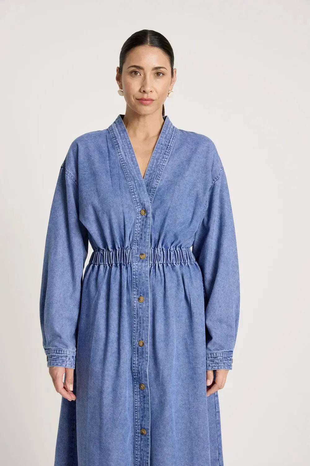 Bodhi Denim Dress - Denim-Dresses-Eb & Ive-The Bay Room