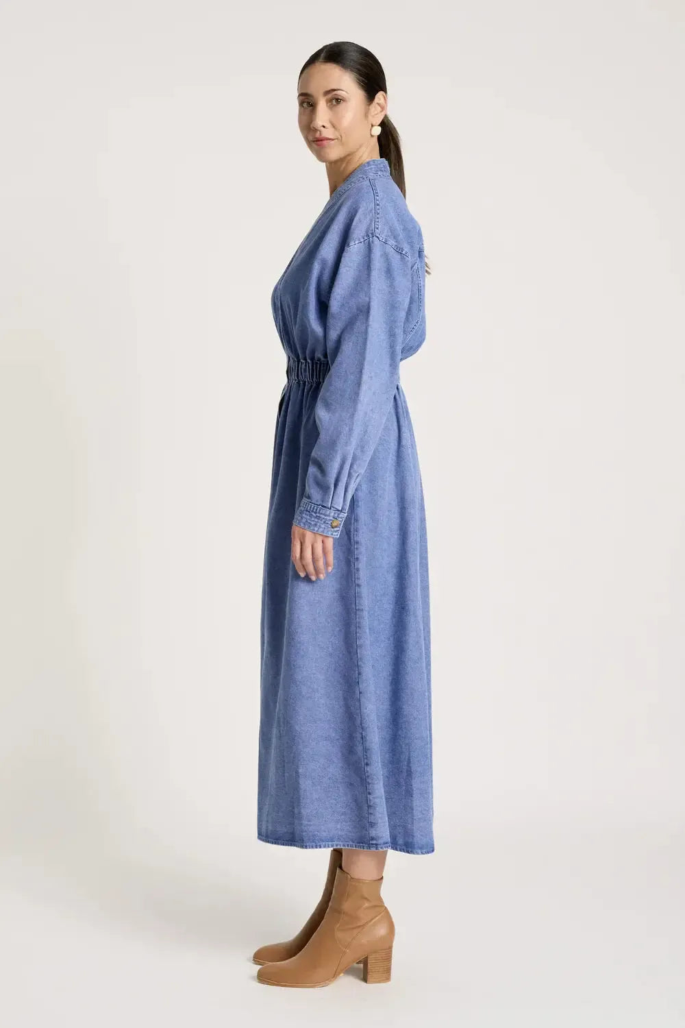 Bodhi Denim Dress - Denim-Dresses-Eb & Ive-The Bay Room