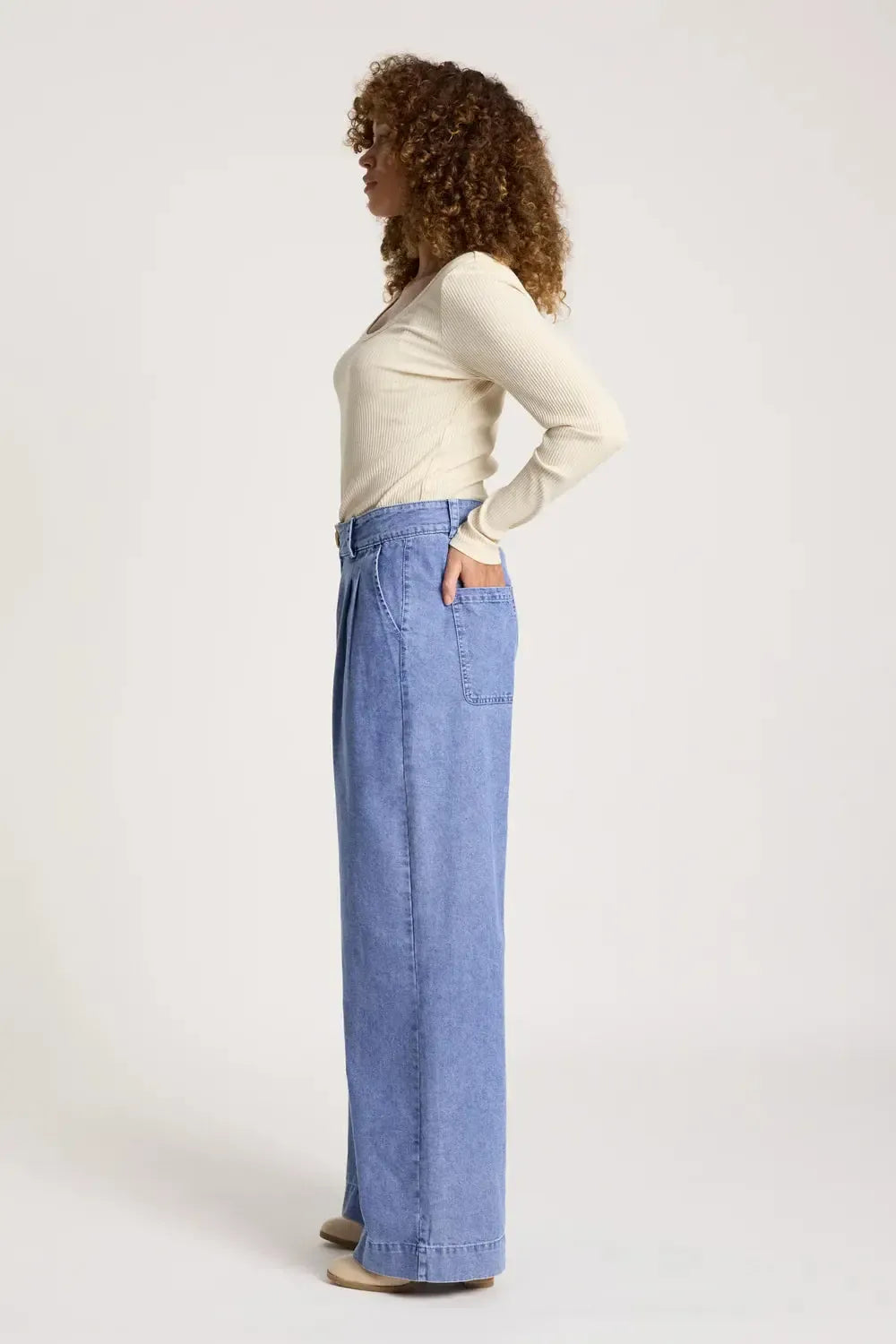 Bodhi Denim Pant - Denim-Pants-Eb & Ive-The Bay Room
