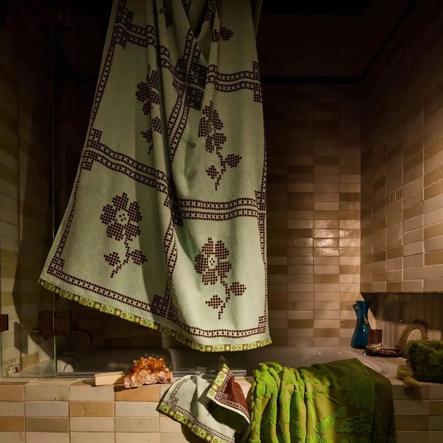 Bonny Bath Sheet - Fluorite-Soft Furnishings-Sage & Clare-The Bay Room
