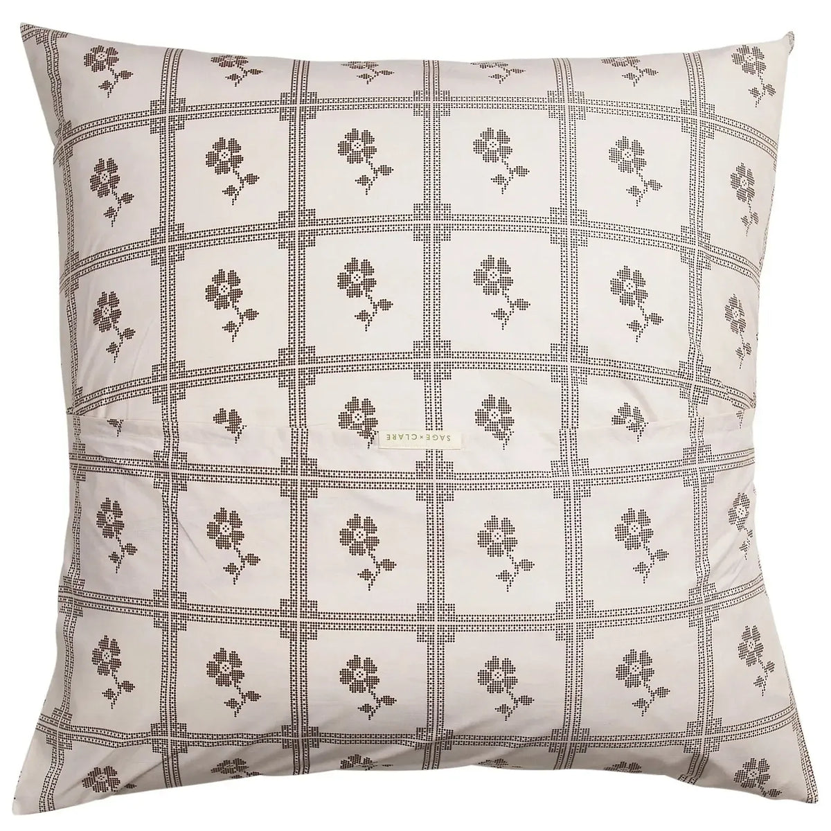 Bonny Cotton Euro Pillowcase Set-Soft Furnishings-Sage & Clare-The Bay Room