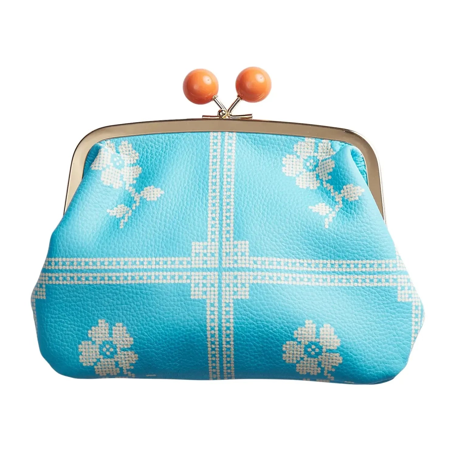 Bonny Large Purse - Turquoise-Bags & Clutches-Sage & Clare-The Bay Room