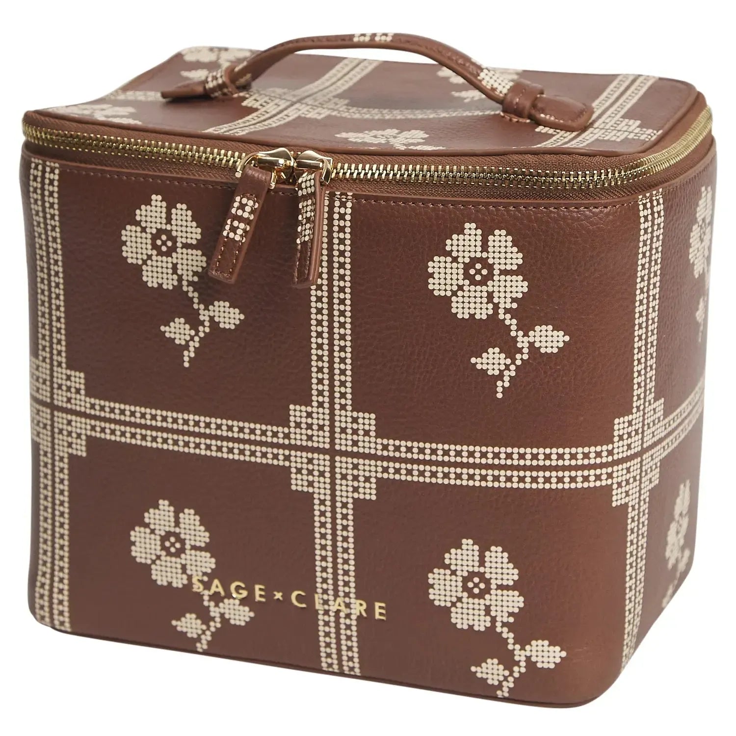 Bonny Medium Vanity Case - Umber-Beauty & Well-Being-Sage & Clare-The Bay Room