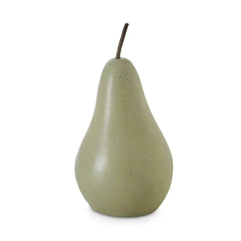 Bosc Pear Green Large 10.6x21.5cm-Decor Items-Madras Link-The Bay Room