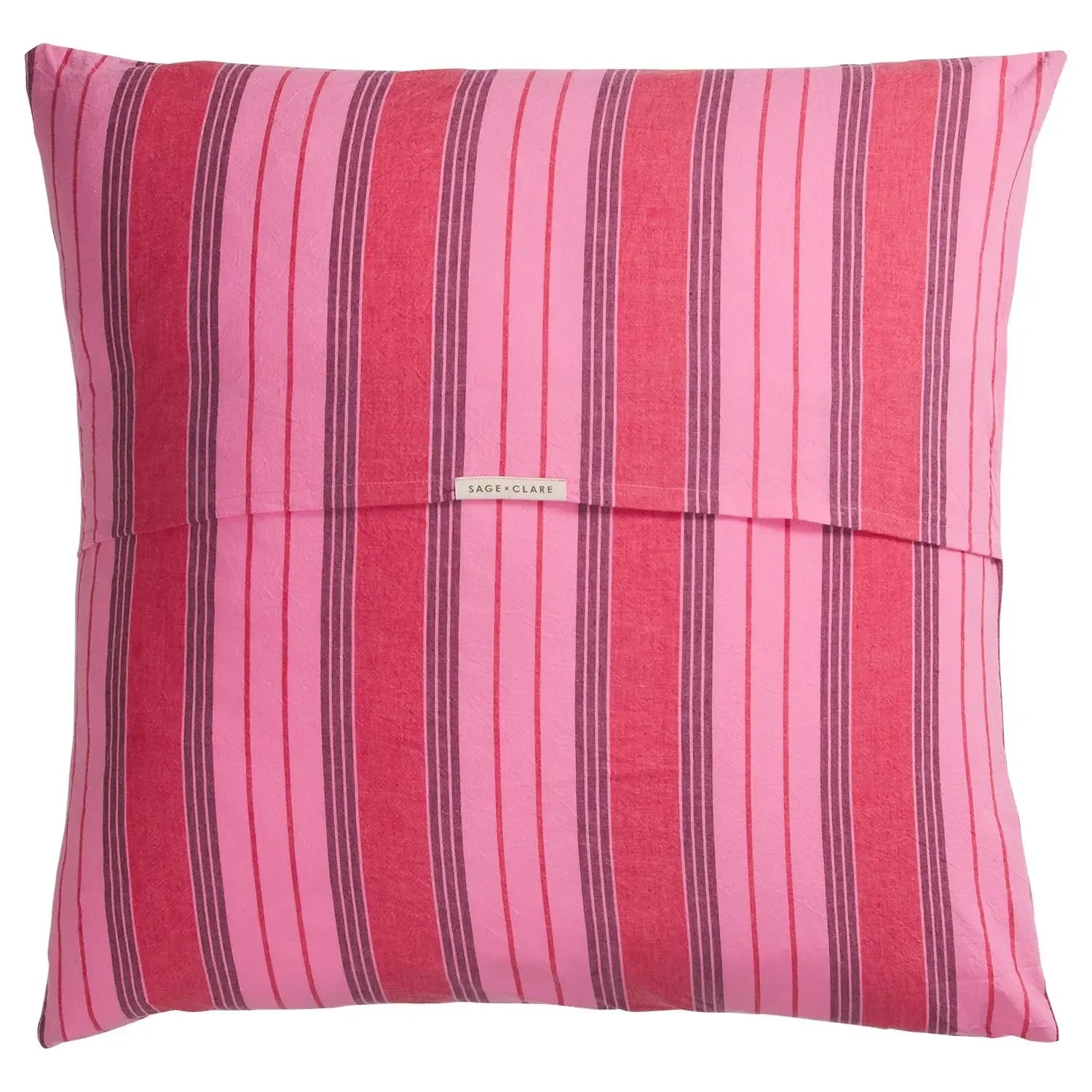 Brigitte Cotton Euro Pillowcase Set - Scarlet-Soft Furnishings-Sage & Clare-The Bay Room