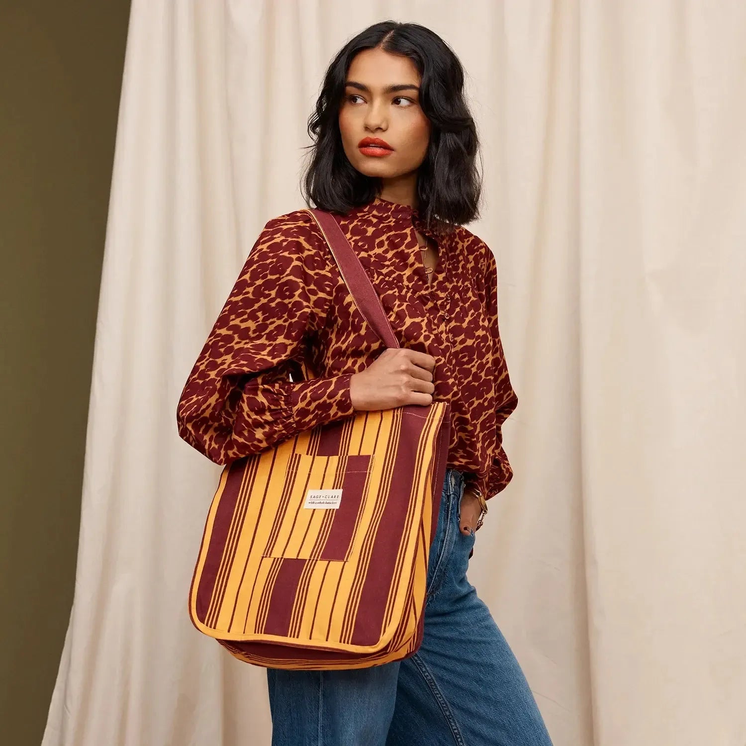Brigitte Tote Bag-Bags & Clutches-Sage & Clare-The Bay Room