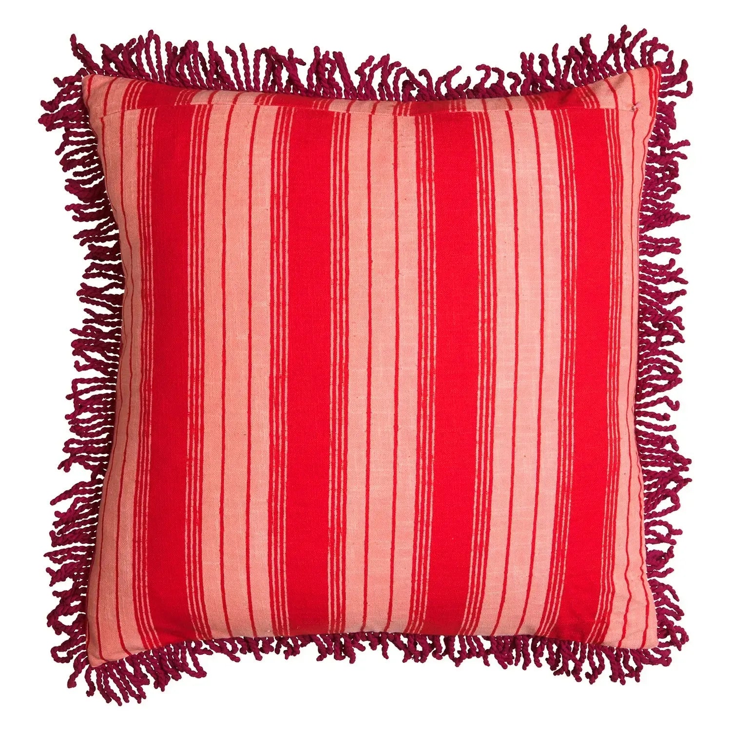 Brigitte Velvet Cushion - Cosmo Pink-Soft Furnishings-Sage & Clare-The Bay Room