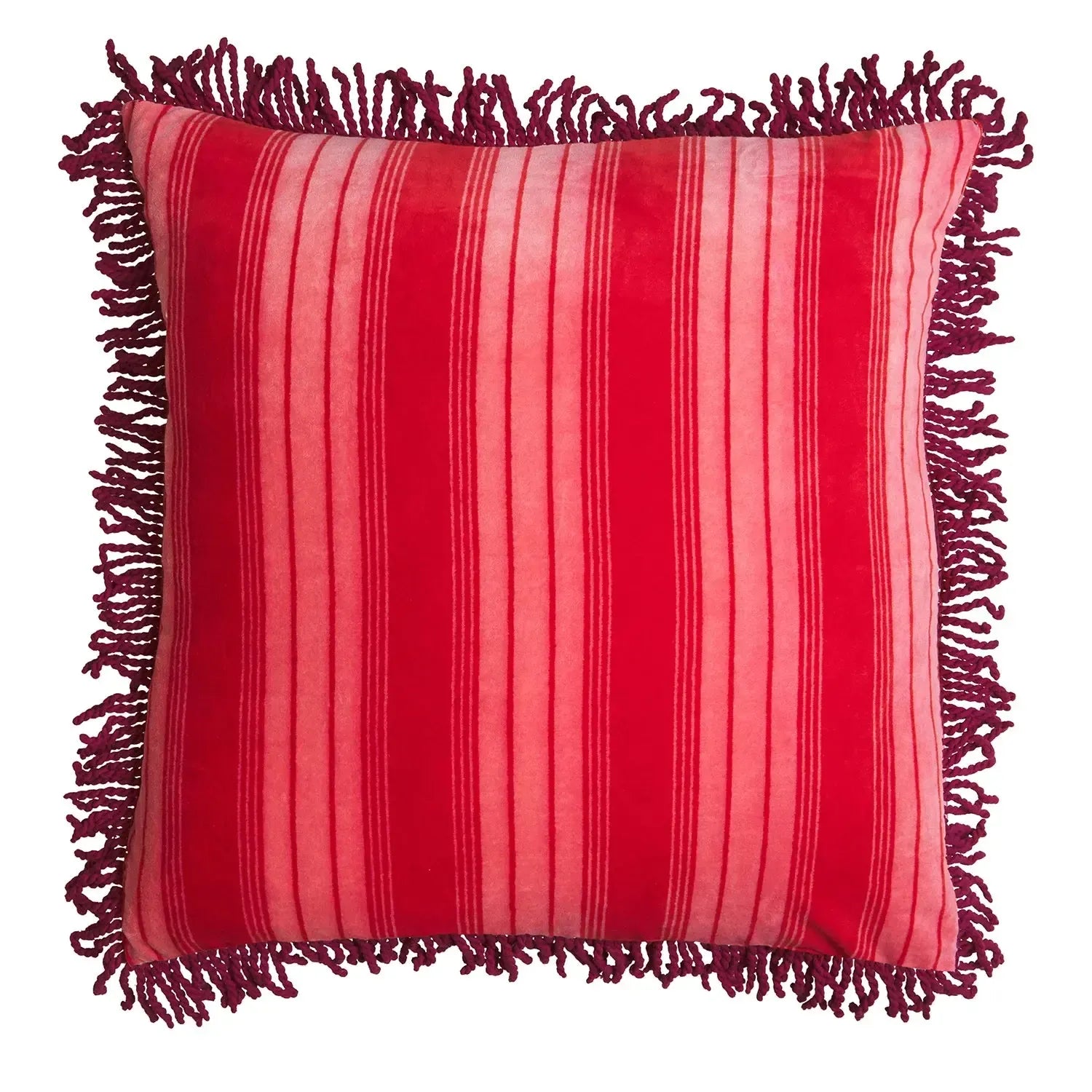 Brigitte Velvet Cushion - Cosmo Pink-Soft Furnishings-Sage & Clare-The Bay Room