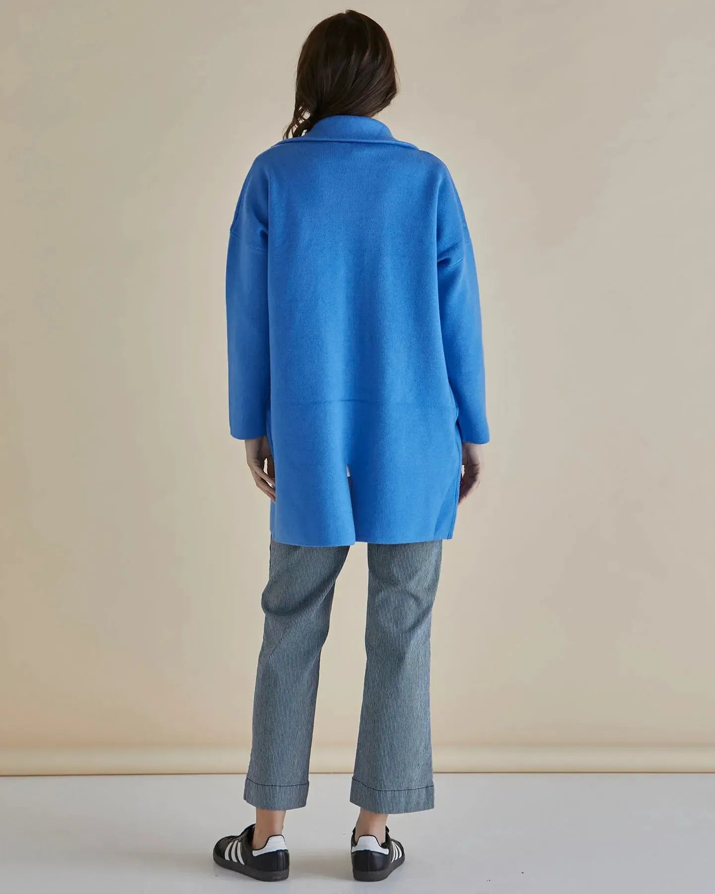 Bristol Coatigan - Blue-Jackets, Coats & Vests-Betty Basics-The Bay Room