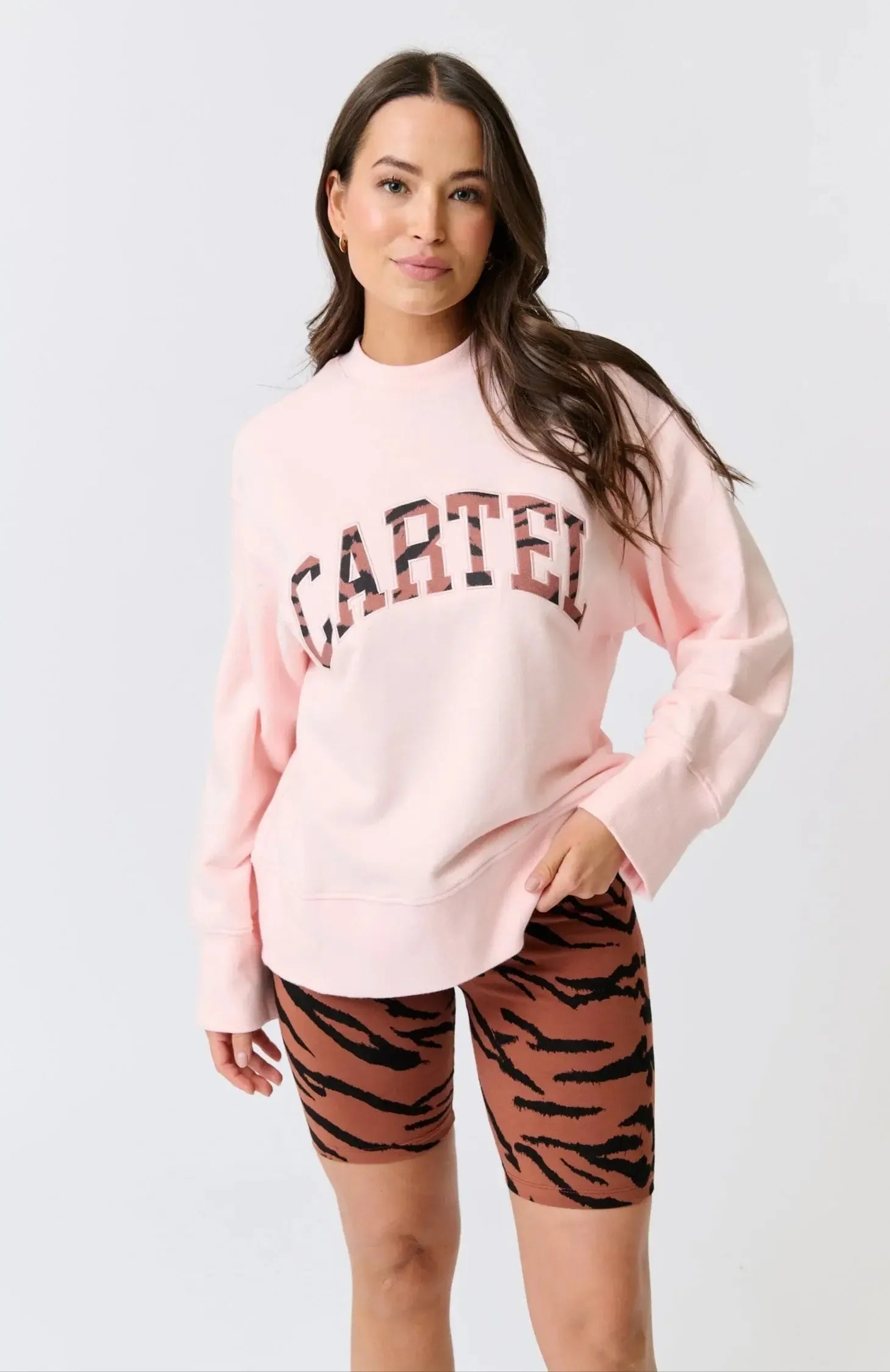 Bronwyn Sweater - Washed Pink-Knitwear & Jumpers-Cartel & Willow-The Bay Room