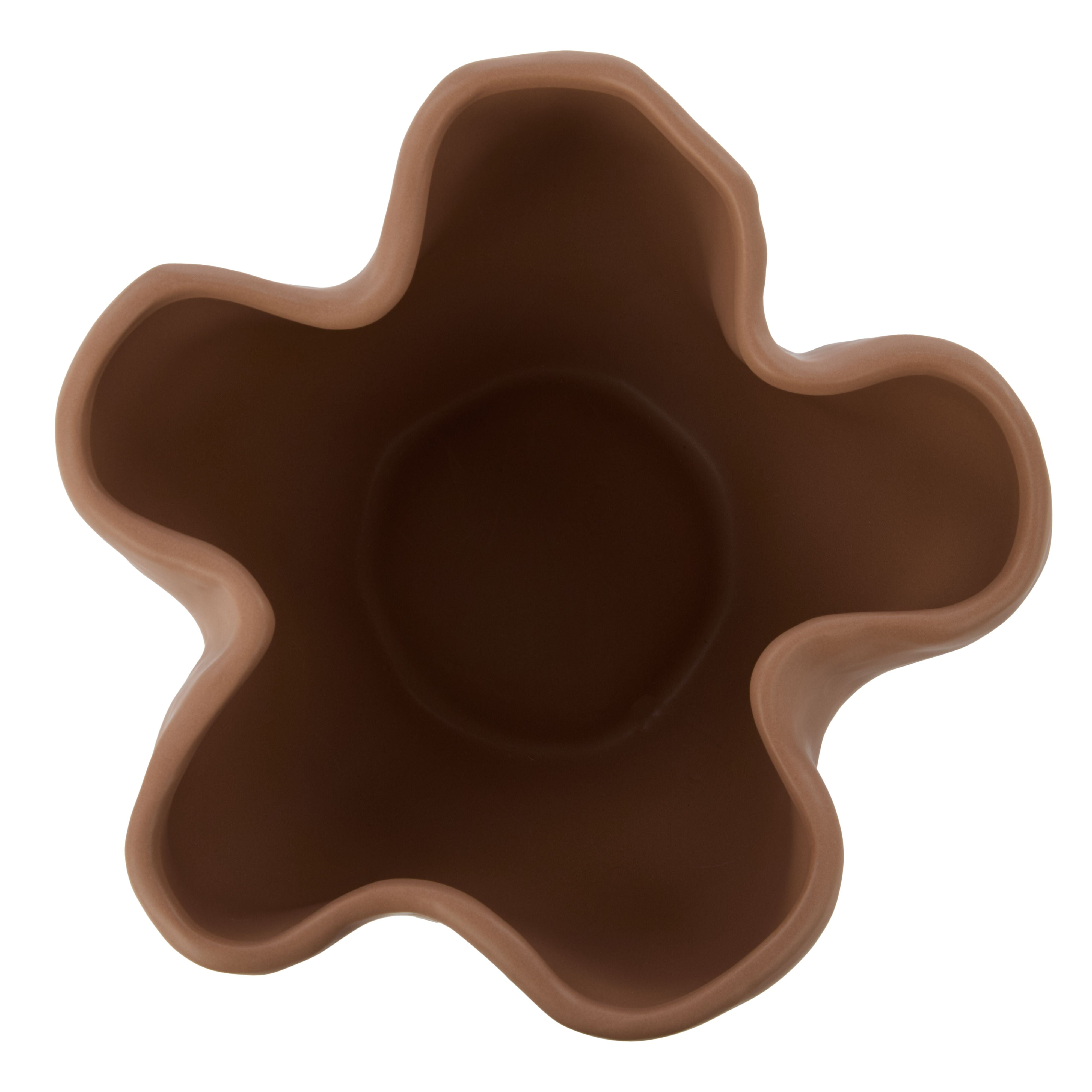 Brooke Vase Raw Umber 26.3x24.3x16cm-Pots, Planters & Vases-Amalfi-The Bay Room
