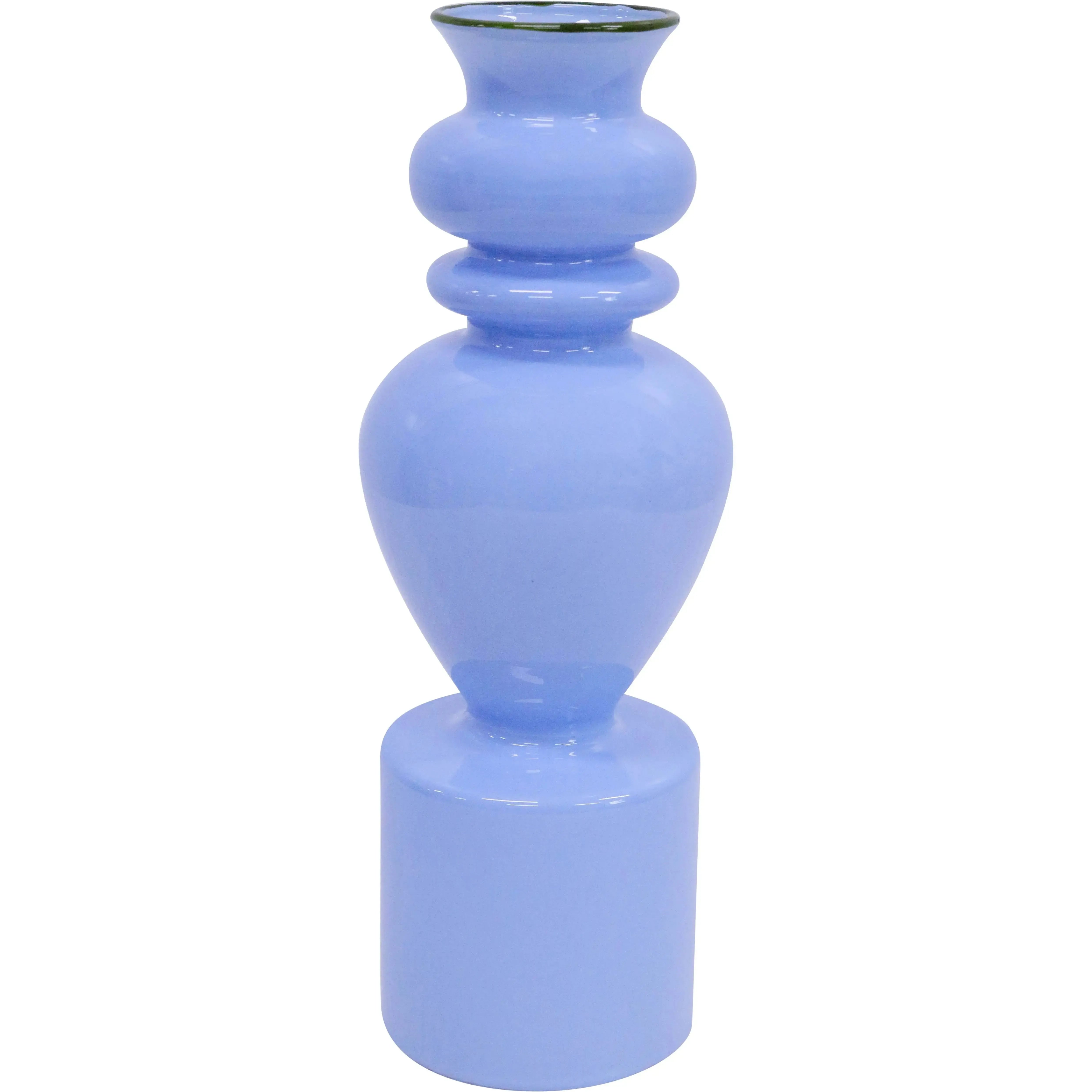 Bud Vase Blue-Pots, Planters & Vases-Lavida-The Bay Room