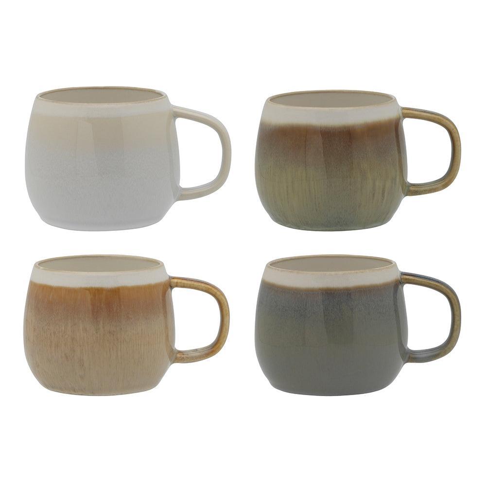 Bulb Stripe Set/4 Mugs 360ml-Dining & Entertaining-Ecology-The Bay Room