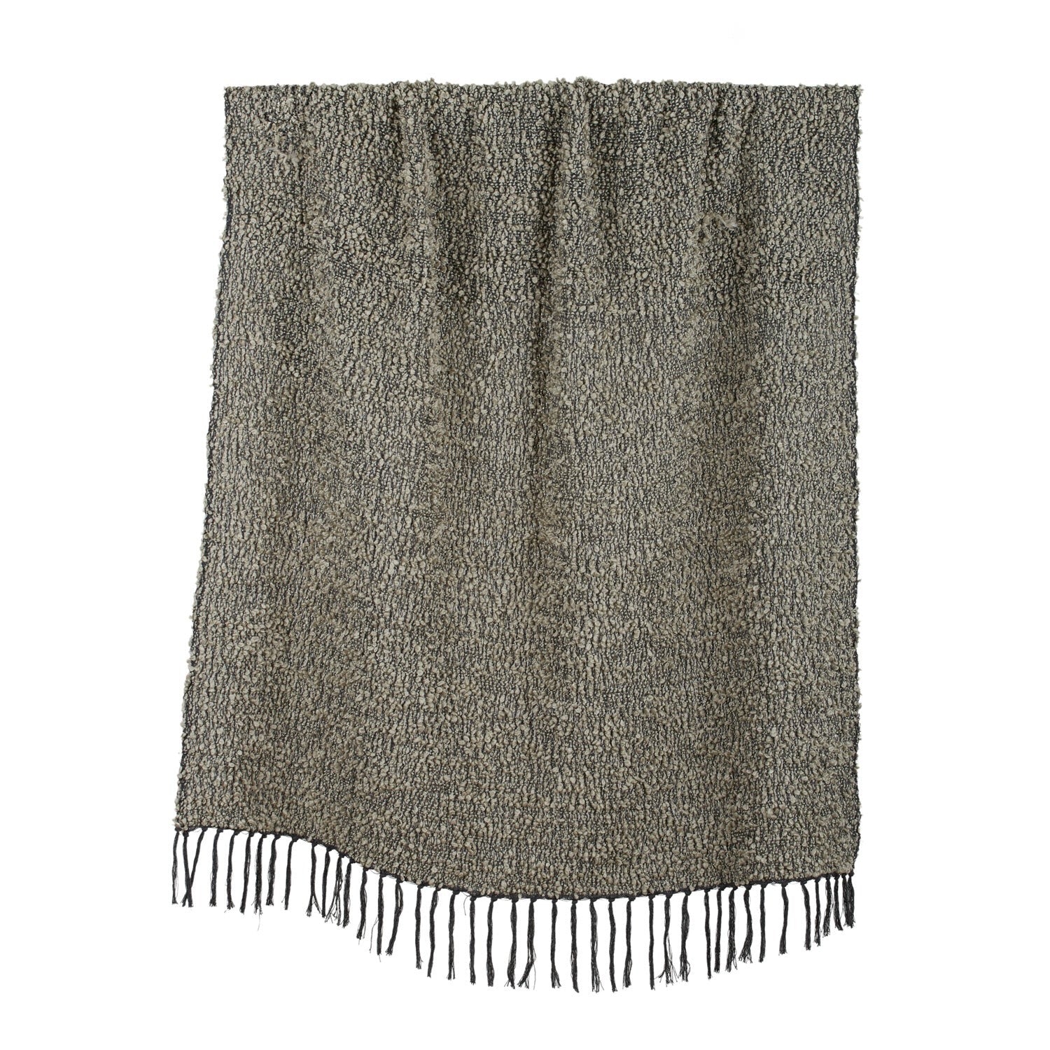 Burbujeo Cotton Blend Throw 125x150cm Slate-Soft Furnishings-Coast To Coast Home-The Bay Room
