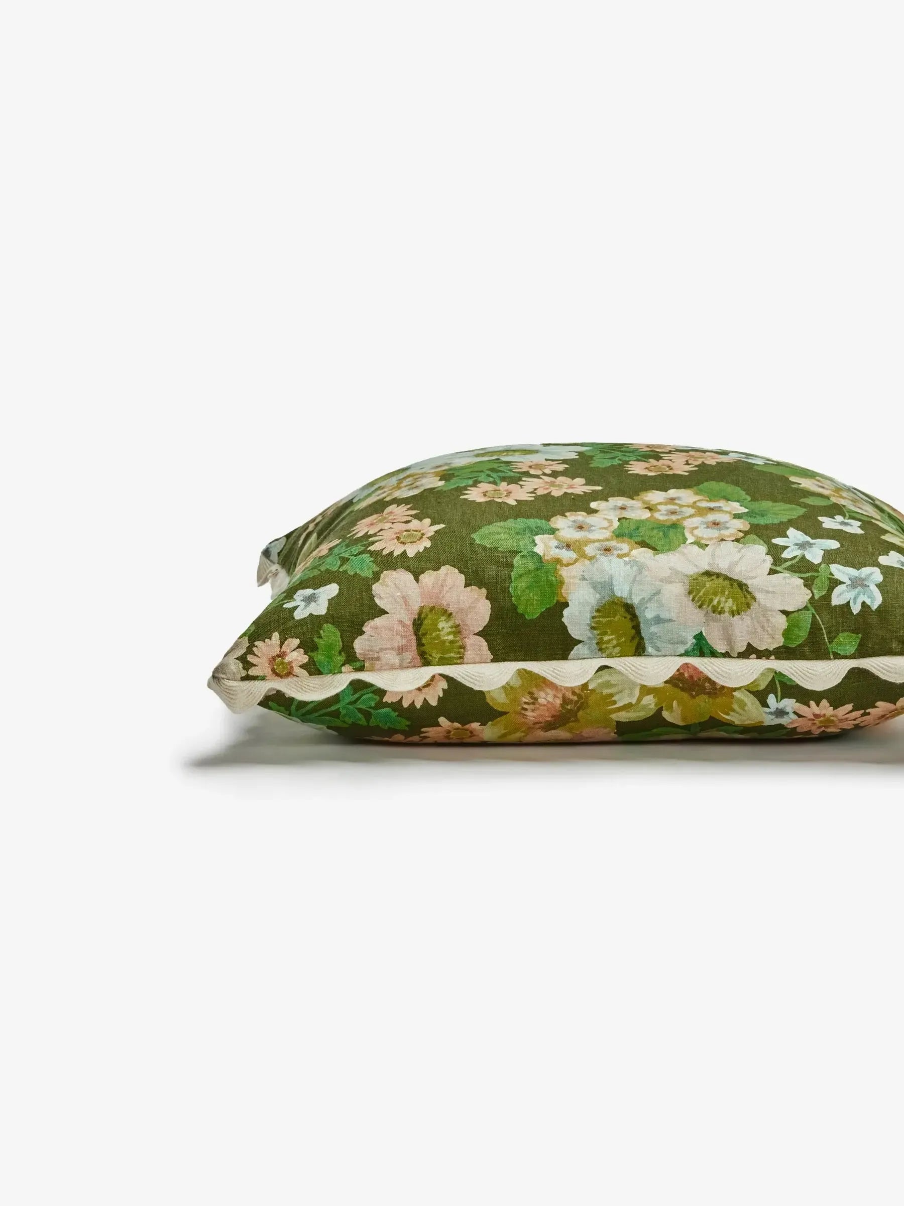 Buttercup Olive 50cm Cushion-Soft Furnishings-Bonnie & Neil-The Bay Room