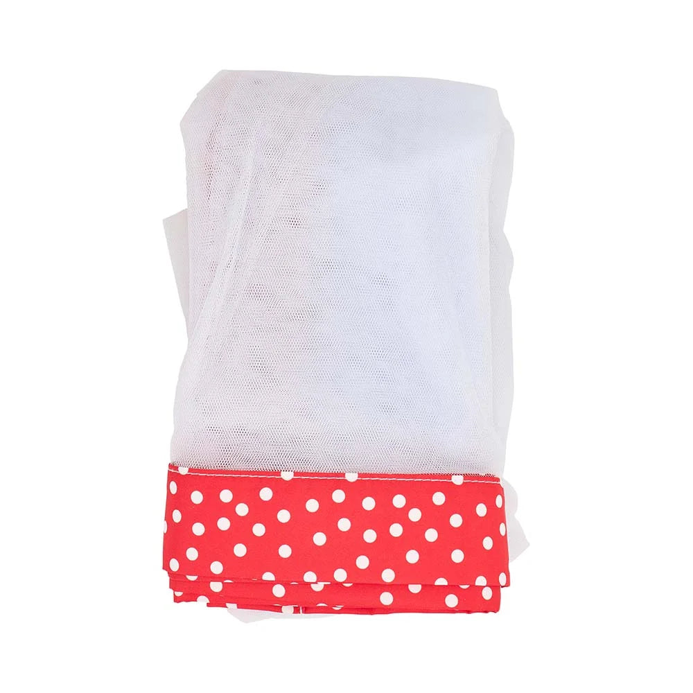 Buzz Off Food Cover Red White Spot Large 140x140cm-Dining & Entertaining-Annabel Trends-The Bay Room