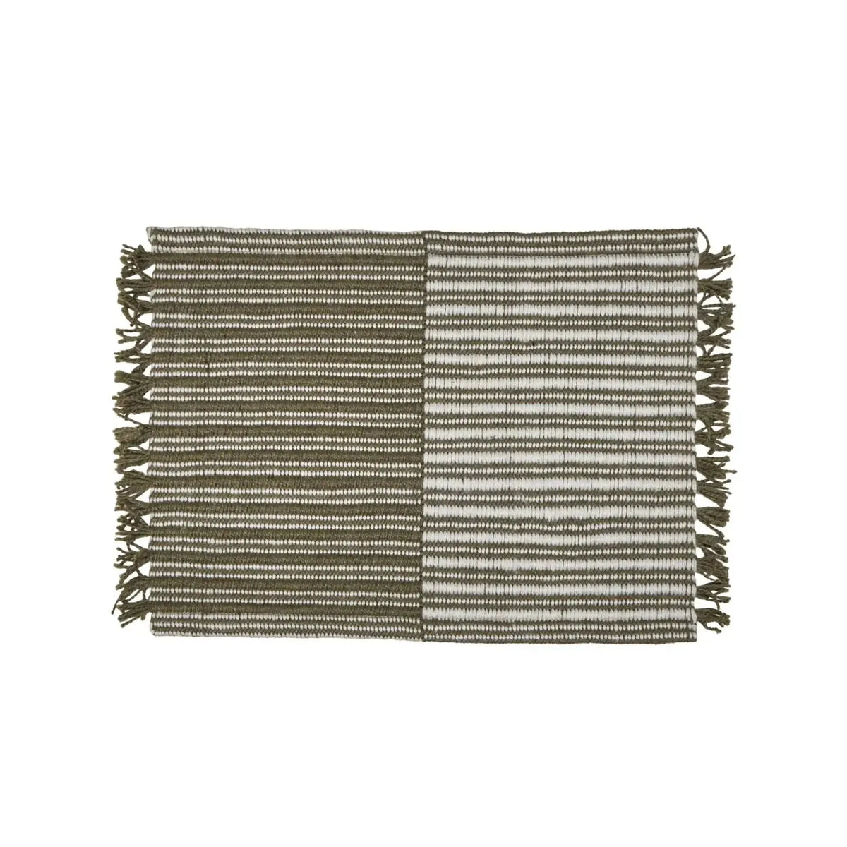 Cai Placemat 33x48cm Green & Natural-Decor Items-Amalfi-The Bay Room