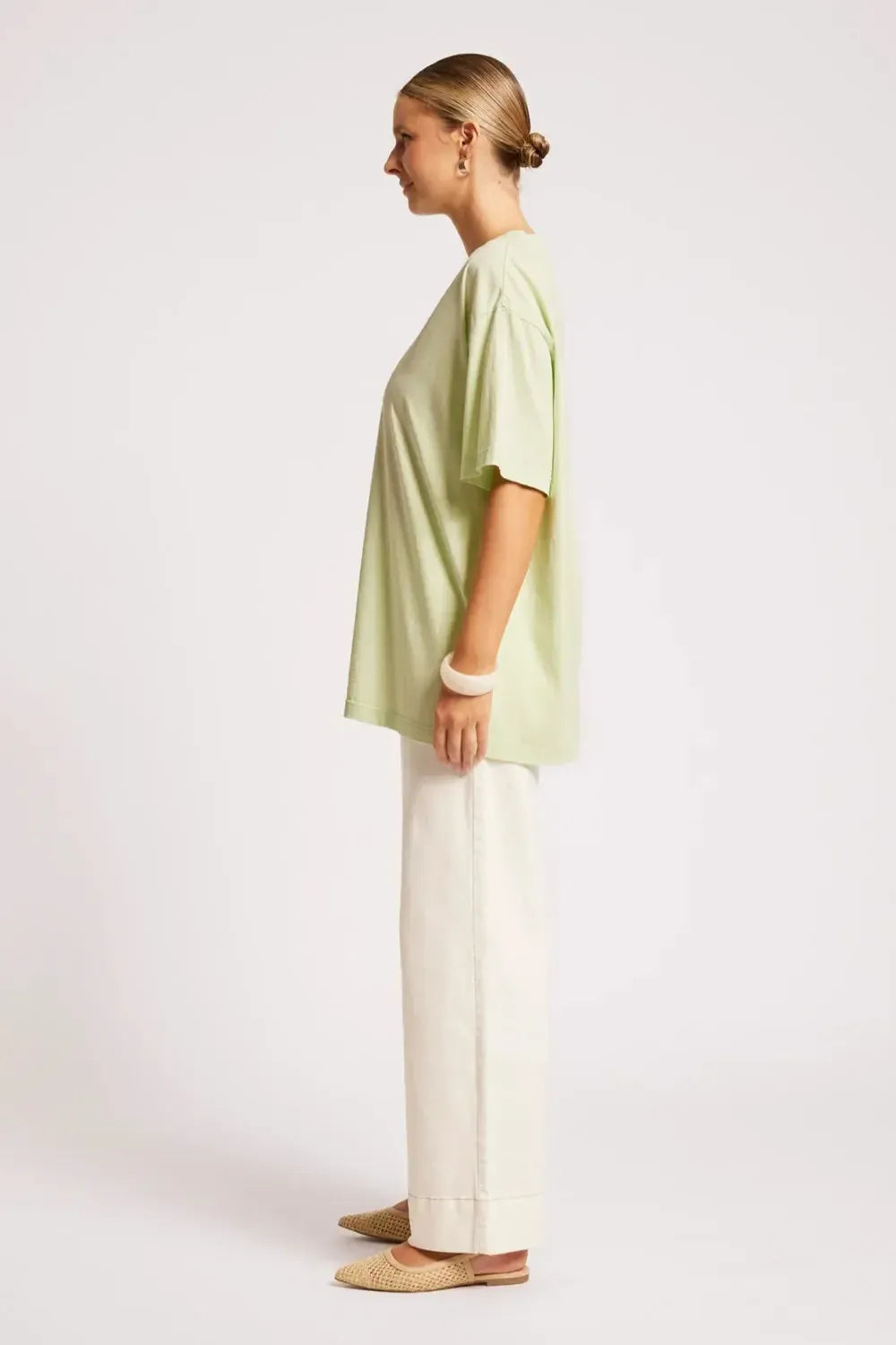 Caldera Oversize Tshirt - Mint-Tops-Eb & Ive-The Bay Room