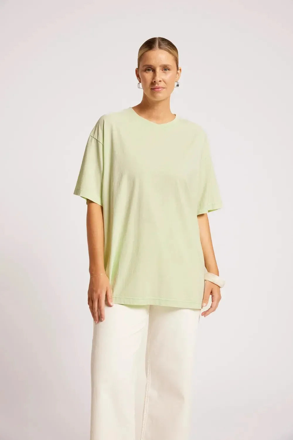 Caldera Oversize Tshirt - Mint-Tops-Eb & Ive-The Bay Room