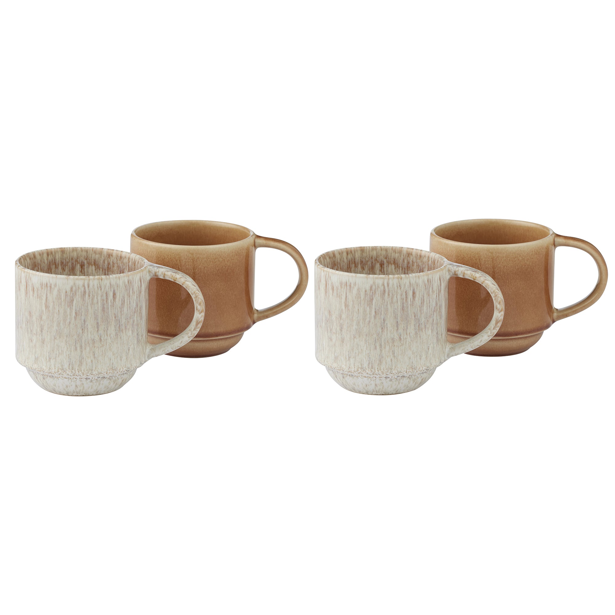 Calice Set/4 Ceramic Mug 9x9cm Terra-Dining & Entertaining-Coast To Coast Home-The Bay Room