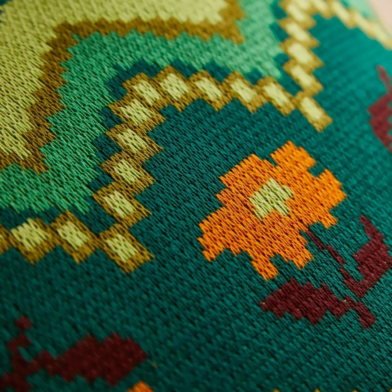 Calina Knit Cushion - Verdant-Soft Furnishings-Sage & Clare-The Bay Room
