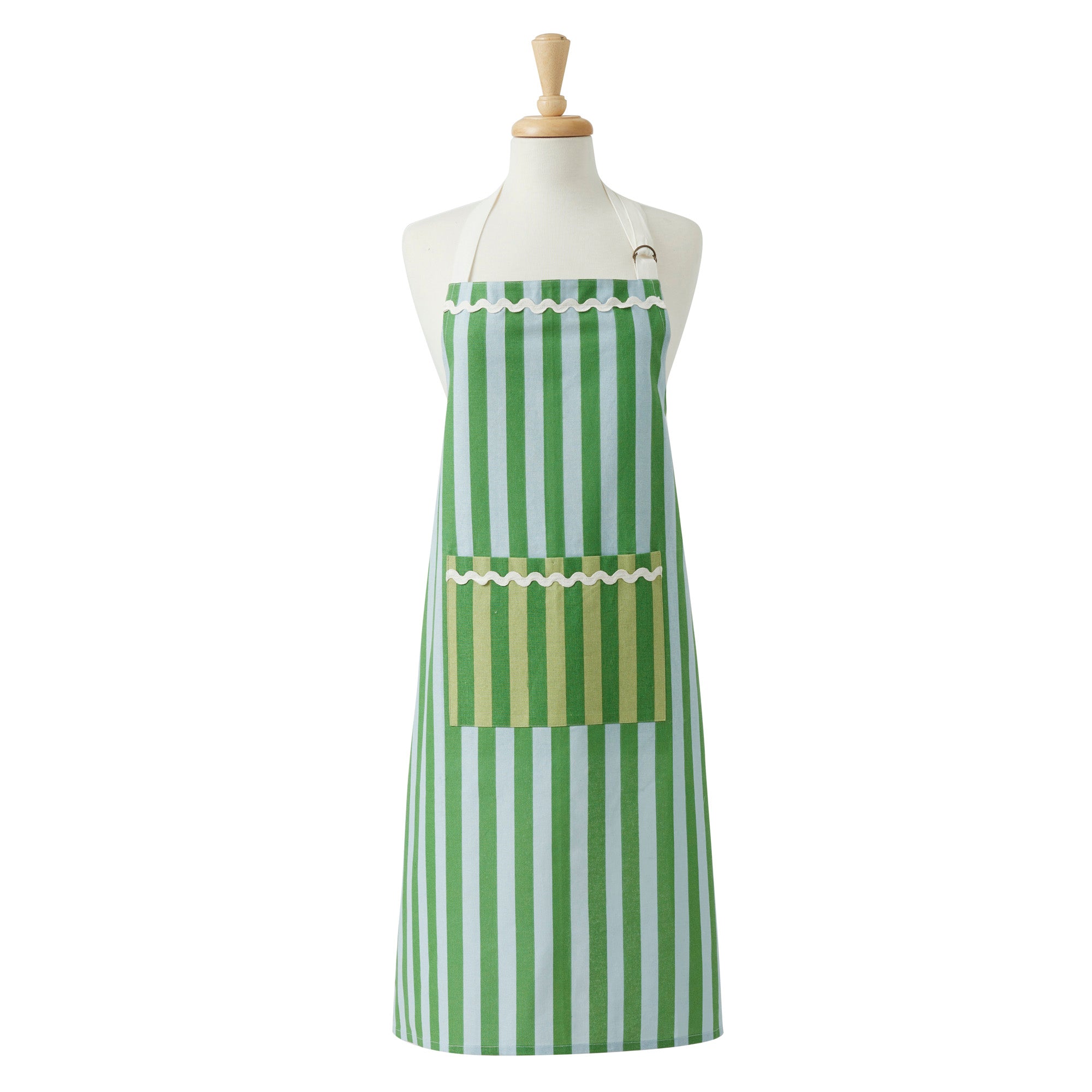 Carnivale Cotton Apron 70x90cm Green-Kitchenware-Coast To Coast Home-The Bay Room